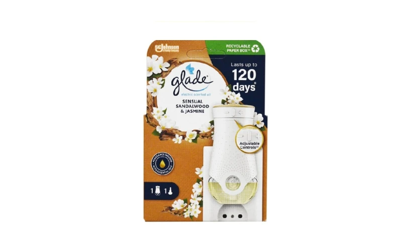 GLADE ODORIZANT CAMERA AP+REZERVA 20ML SENSUAL SANDALWOOD JASMINE
